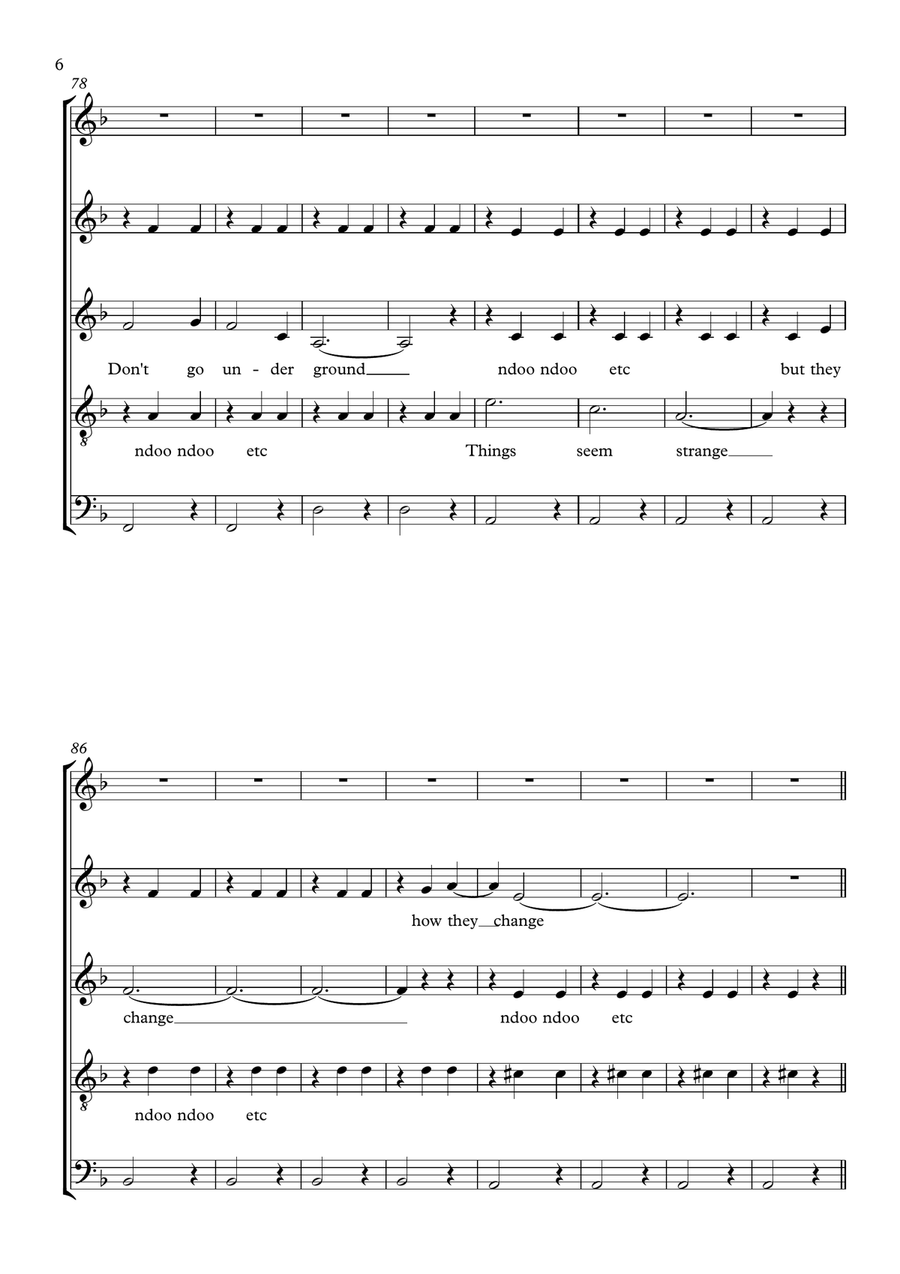Don't Let It Bring You Down Divisi scores gallery preview page 6