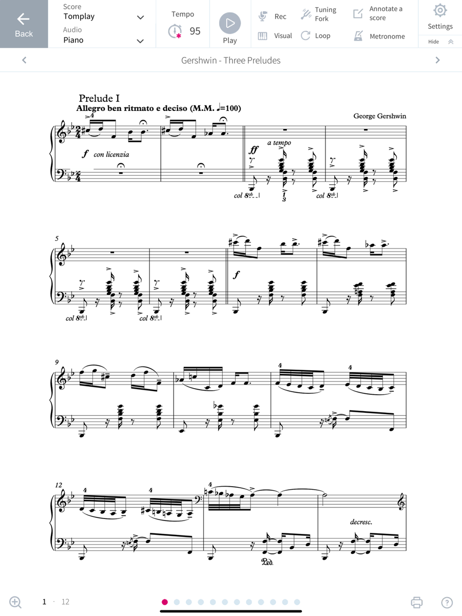 Three Preludes Three Preludes Piano Method scores gallery preview page 2