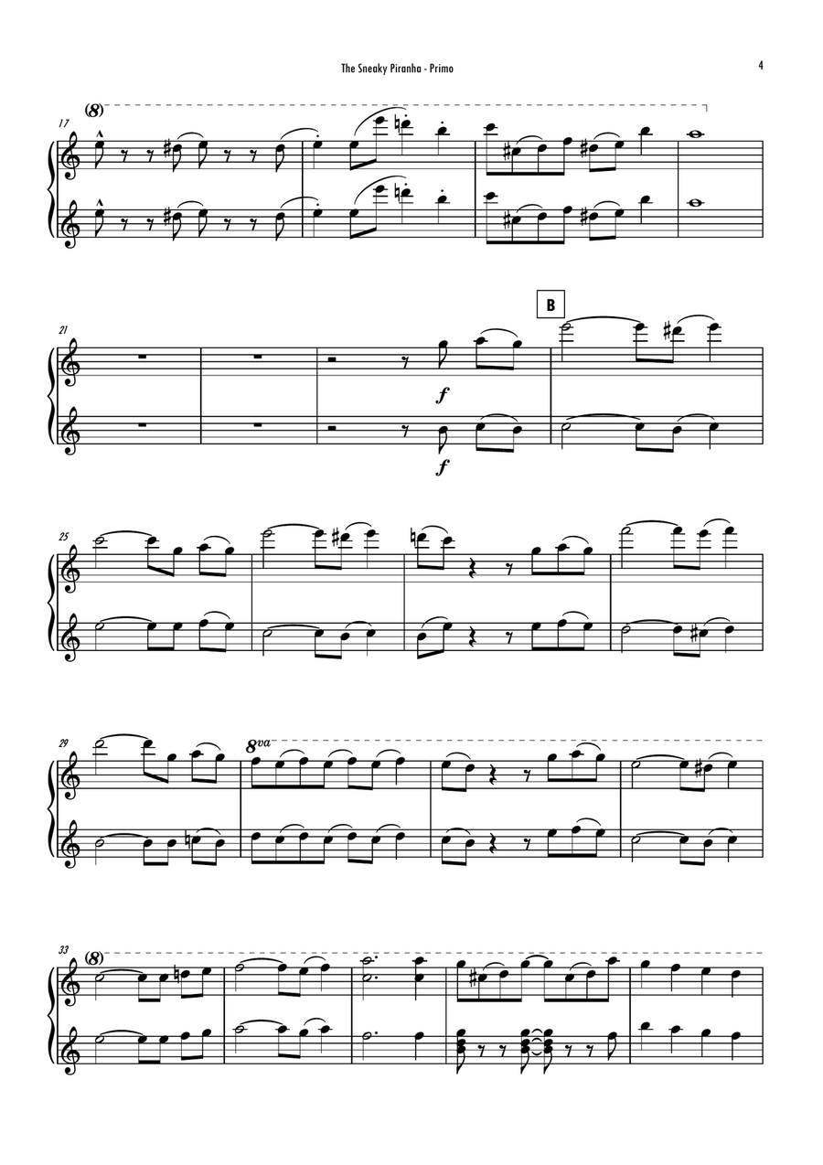 Scales, Feathers and Fur Scales, Feathers and Fur Chamber Music scores gallery preview page 6