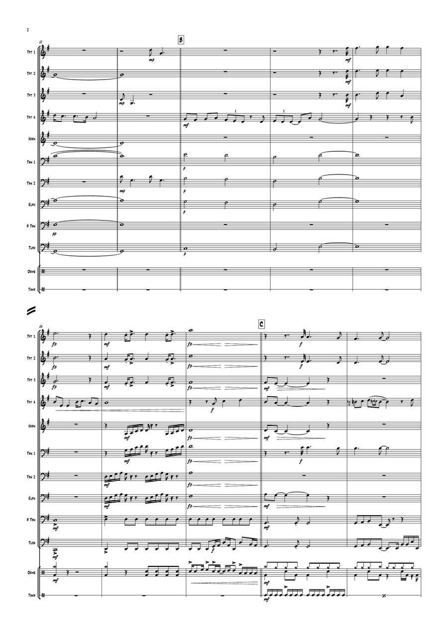 For Your Eyes Only For Your Eyes Only Brass Ensemble scores gallery preview page 4