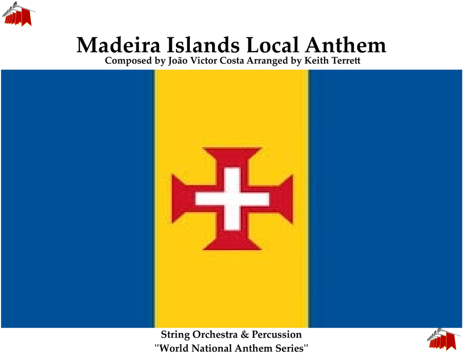 Madeira Local Anthem for String Orchestra & Percussion String Orchestra scores gallery preview page 1