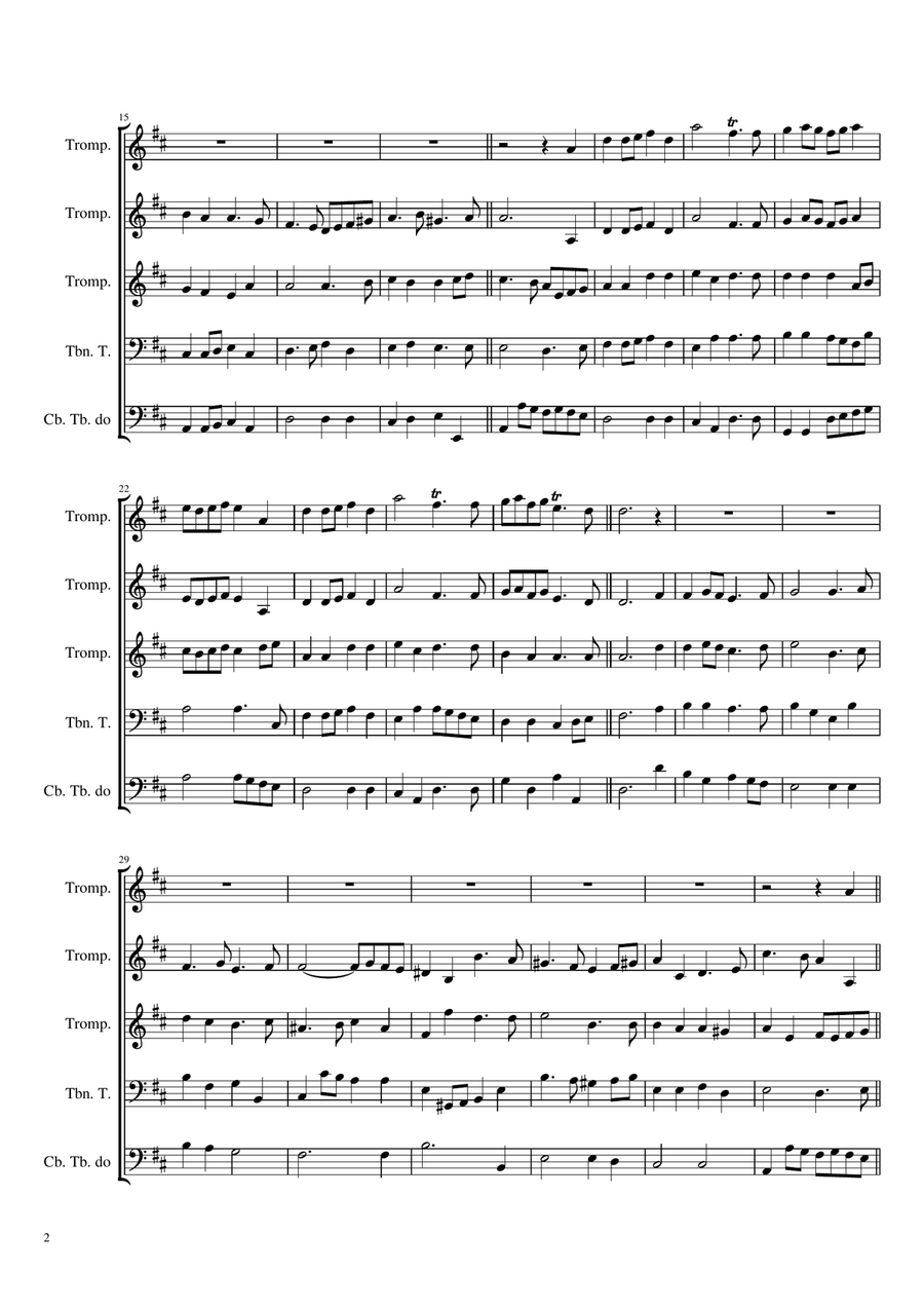 TE DEUM TE DEUM Full Orchestra scores gallery preview page 2