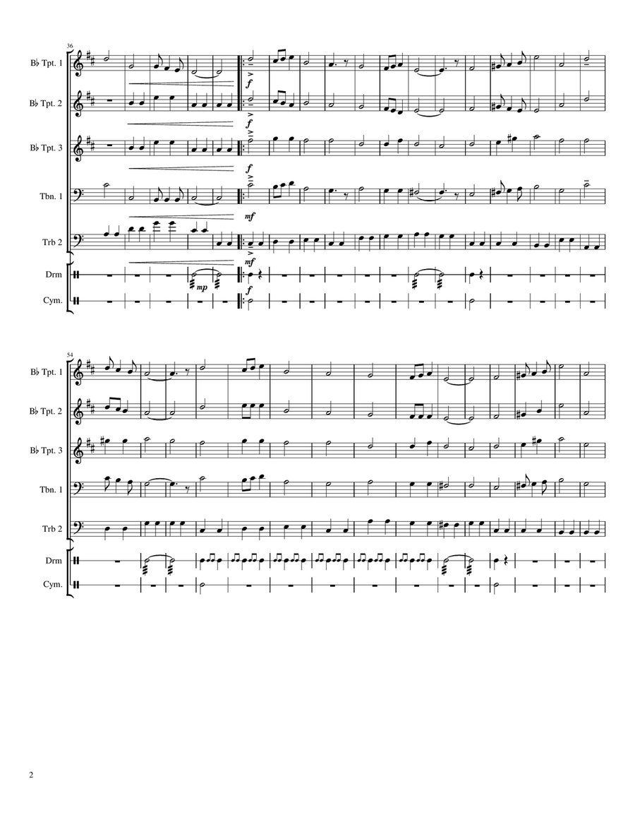 POMP AND CIRCUMSTANCE POMP AND CIRCUMSTANCE Full Orchestra scores gallery preview page 2