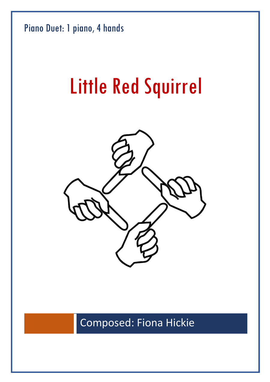 Little Red Squirrel Little Red Squirrel 1 Piano, 4-Hands scores gallery preview page 1