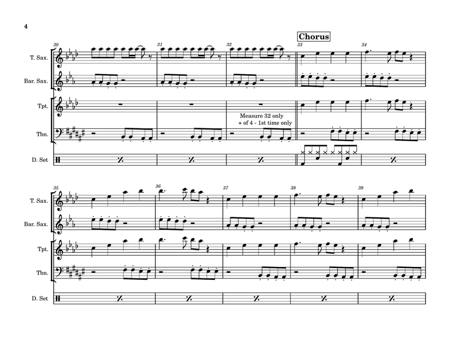 Hot To Go! Hot To Go! Small Ensemble scores gallery preview page 4