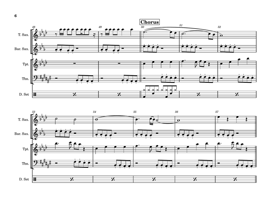 Hot To Go! Hot To Go! Small Ensemble scores gallery preview page 6