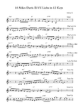 10 Miles Davis II-V-I Licks in 12 Keys