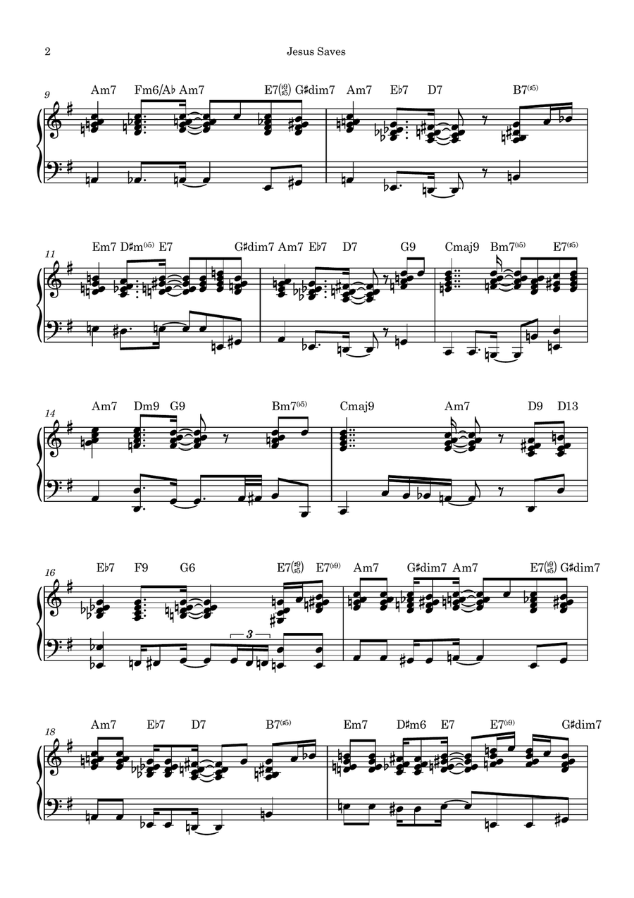 We Have Heard the Joyful Sound (Jesus Saves) Piano Solo scores gallery preview page 2