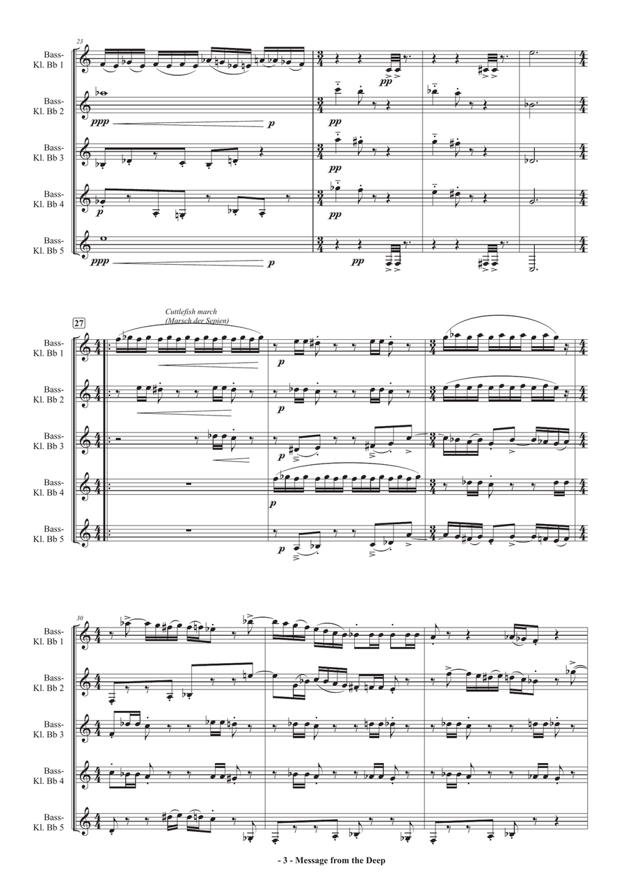 Message from the deep Message from the deep Woodwind Ensemble scores gallery preview page 3