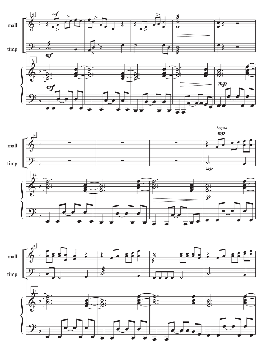 Distant Thunder Percussion scores gallery preview page 3