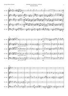 Hallelujah by Friedrich Händel for Recorder Quintet Chamber Music scores gallery preview page 3