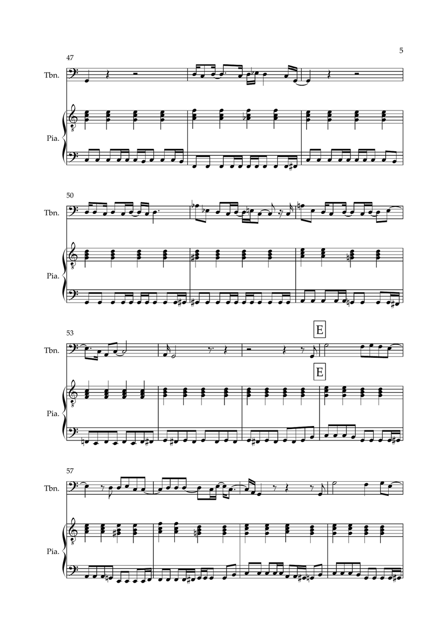 Don't Look Back In Anger Don't Look Back In Anger Piano scores gallery preview page 5