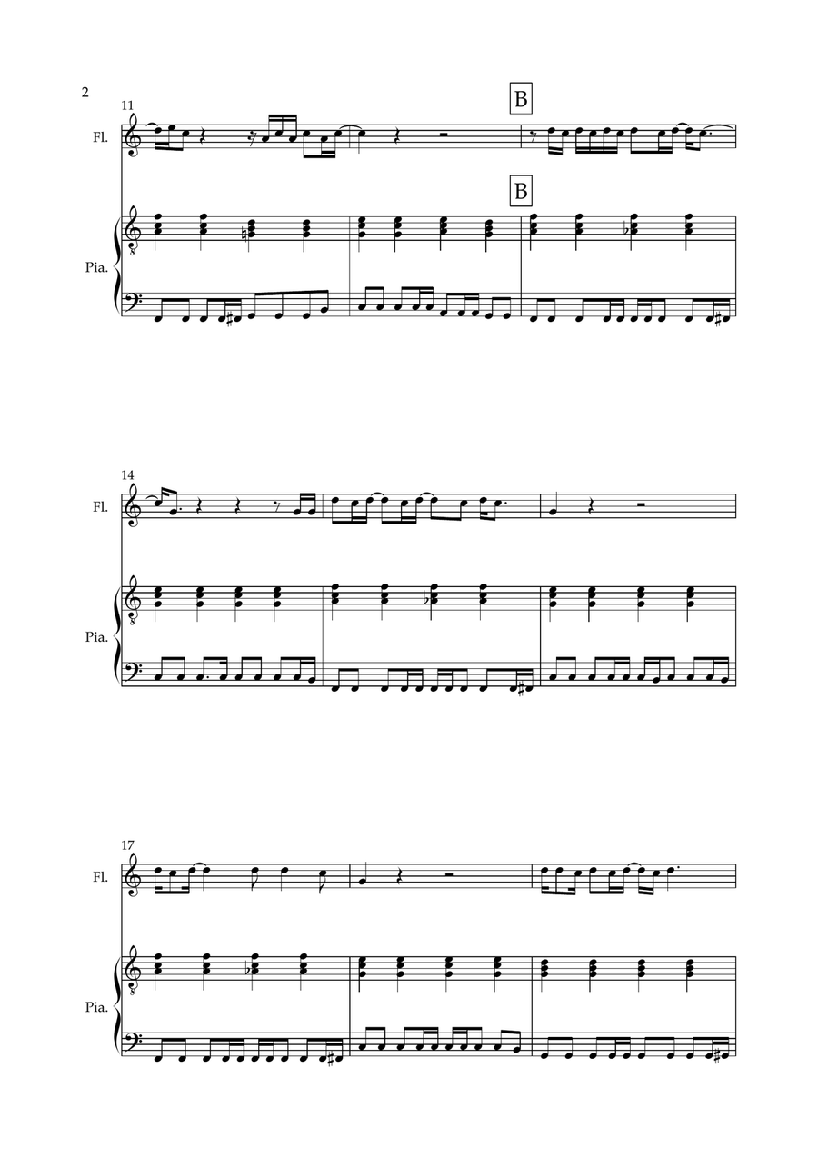 Don't Look Back In Anger Don't Look Back In Anger Flute Solo scores gallery preview page 2