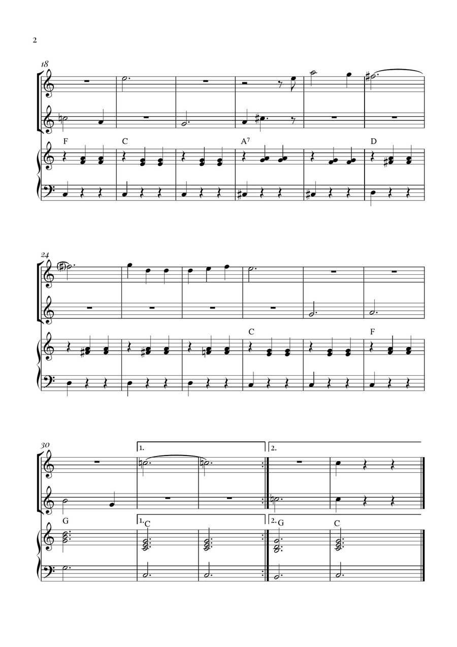 After the Ball Woodwind Duet scores gallery preview page 2