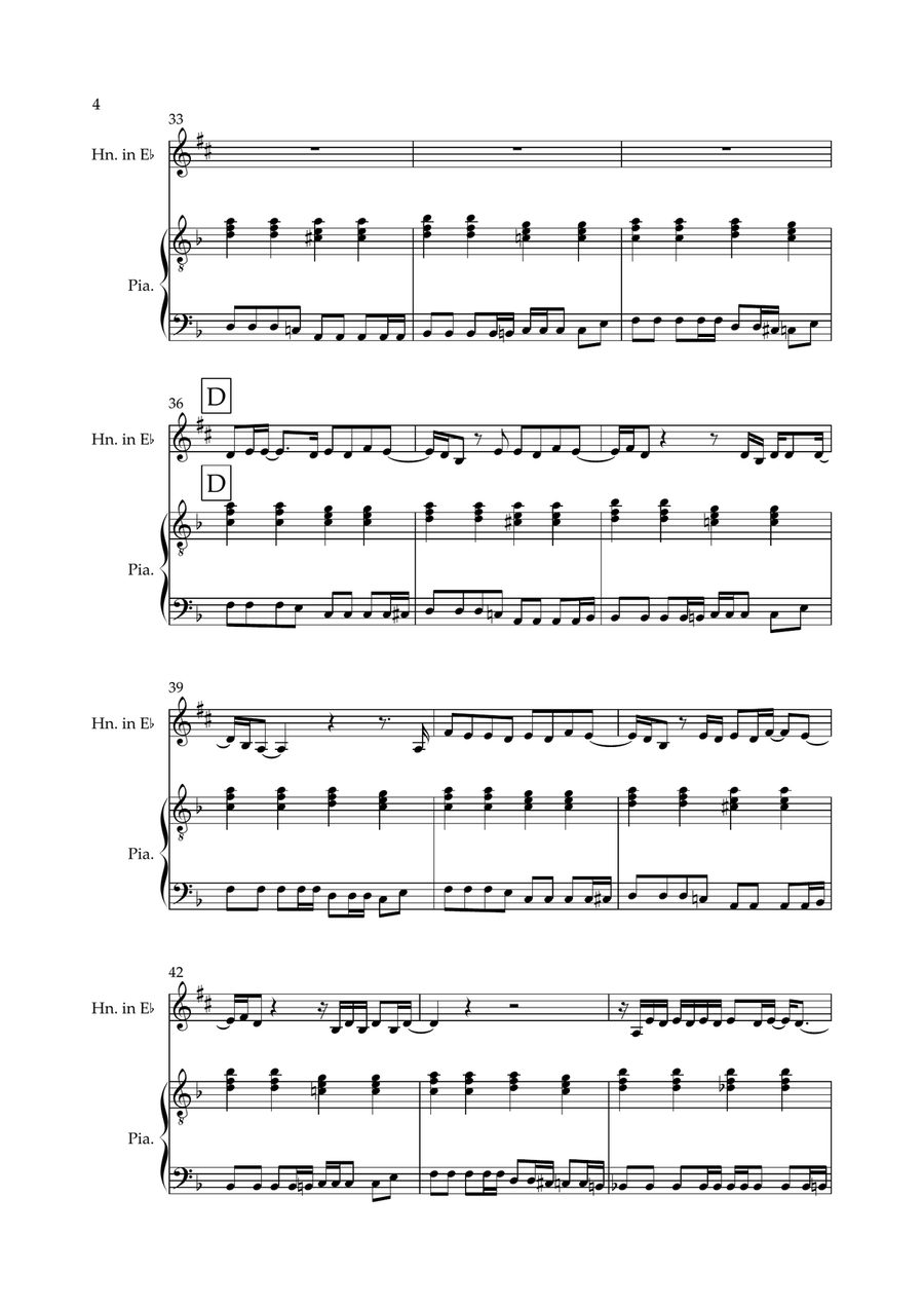 Don't Look Back In Anger Don't Look Back In Anger Horn scores gallery preview page 4