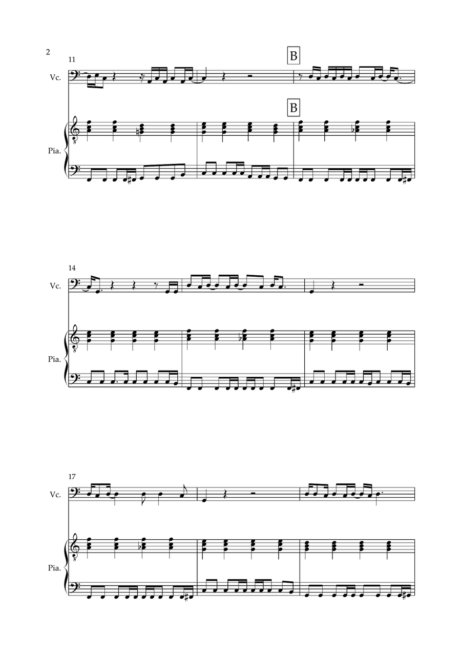 Don't Look Back In Anger Don't Look Back In Anger Piano scores gallery preview page 2