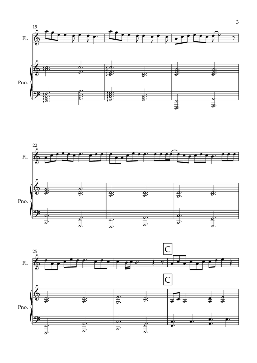 Dandelions Dandelions Flute Solo scores gallery preview page 3