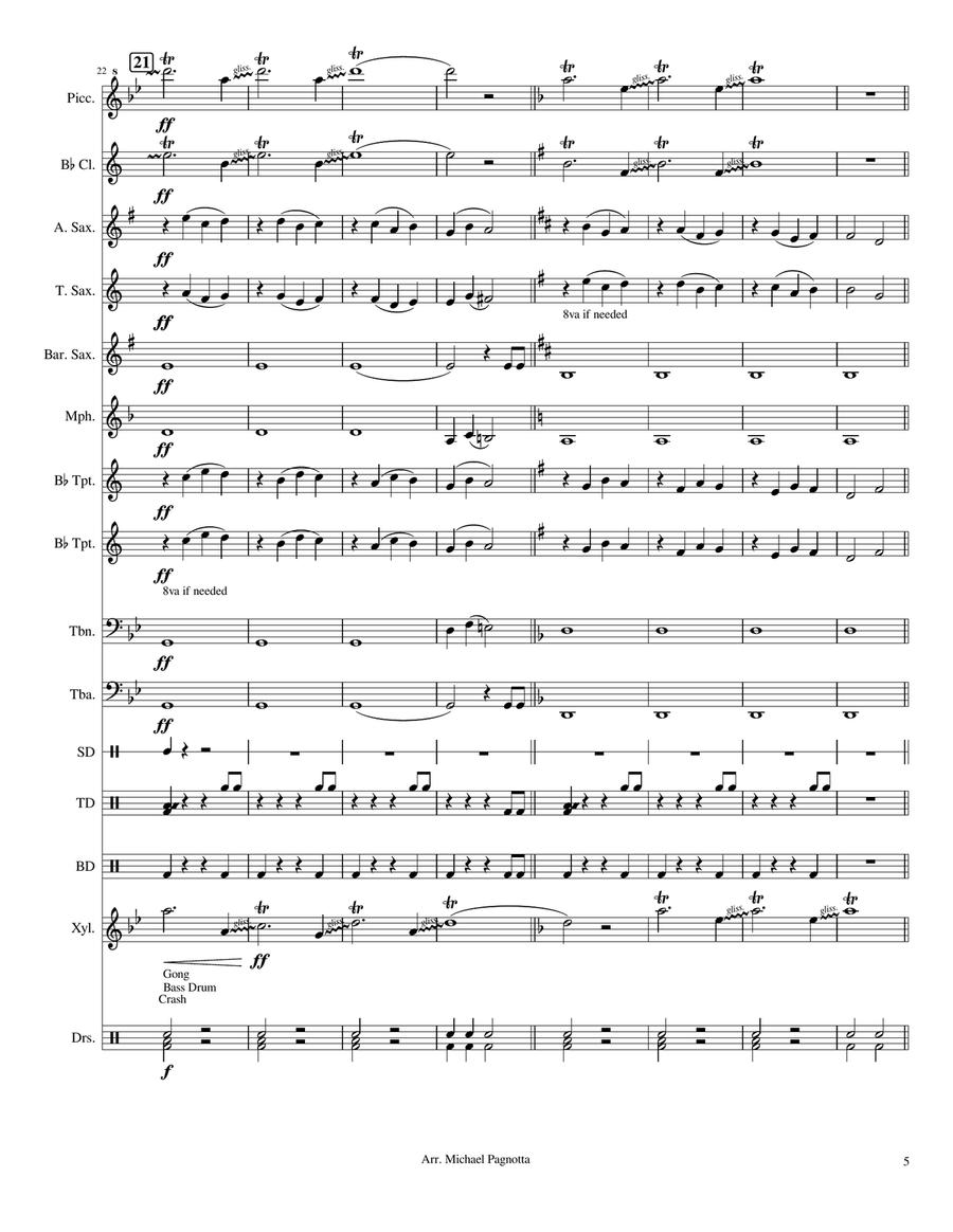 Hellfire Hellfire Marching Band scores gallery preview page 5