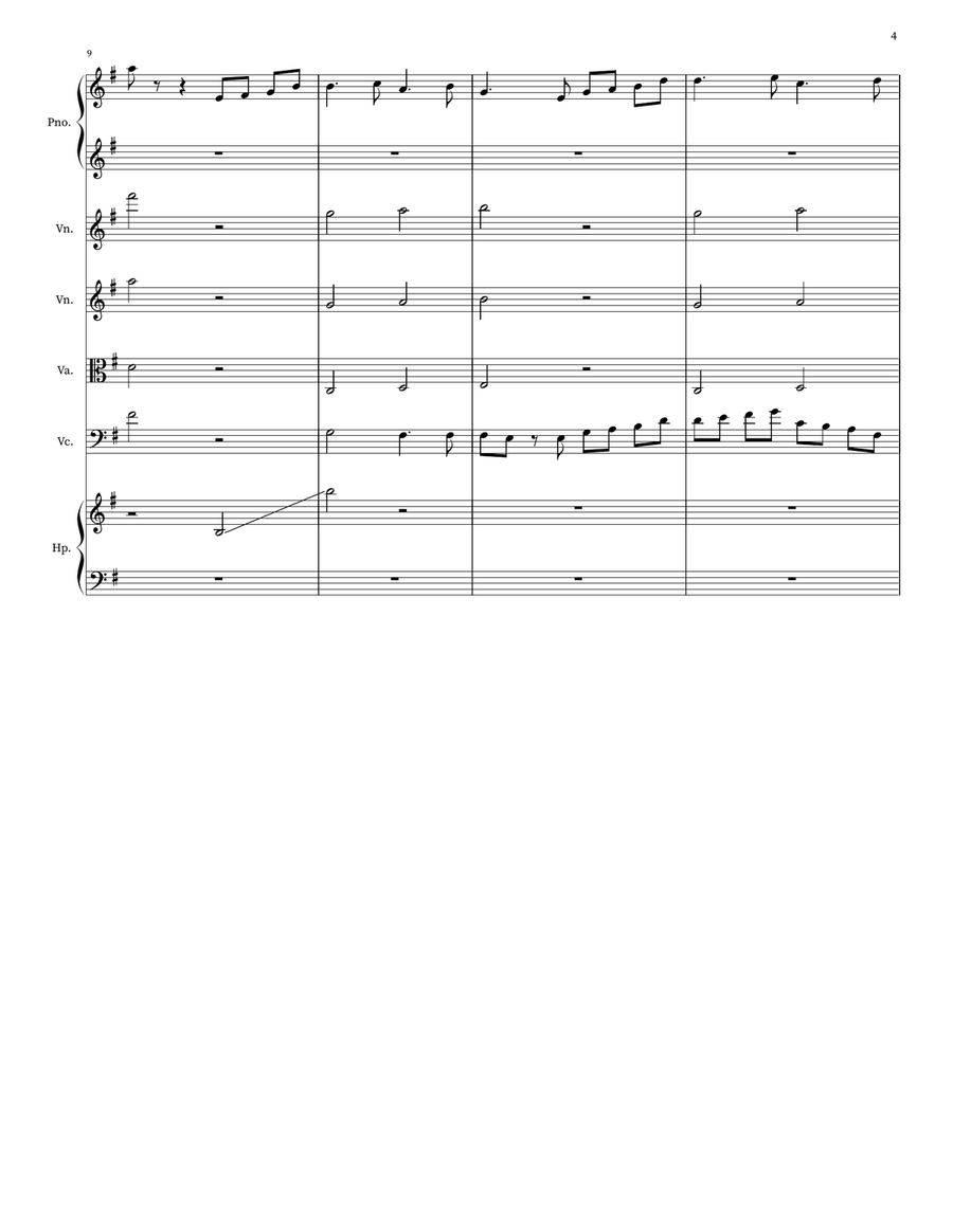Prayer For Taylor Prayer For Taylor Small Ensemble scores gallery preview page 4