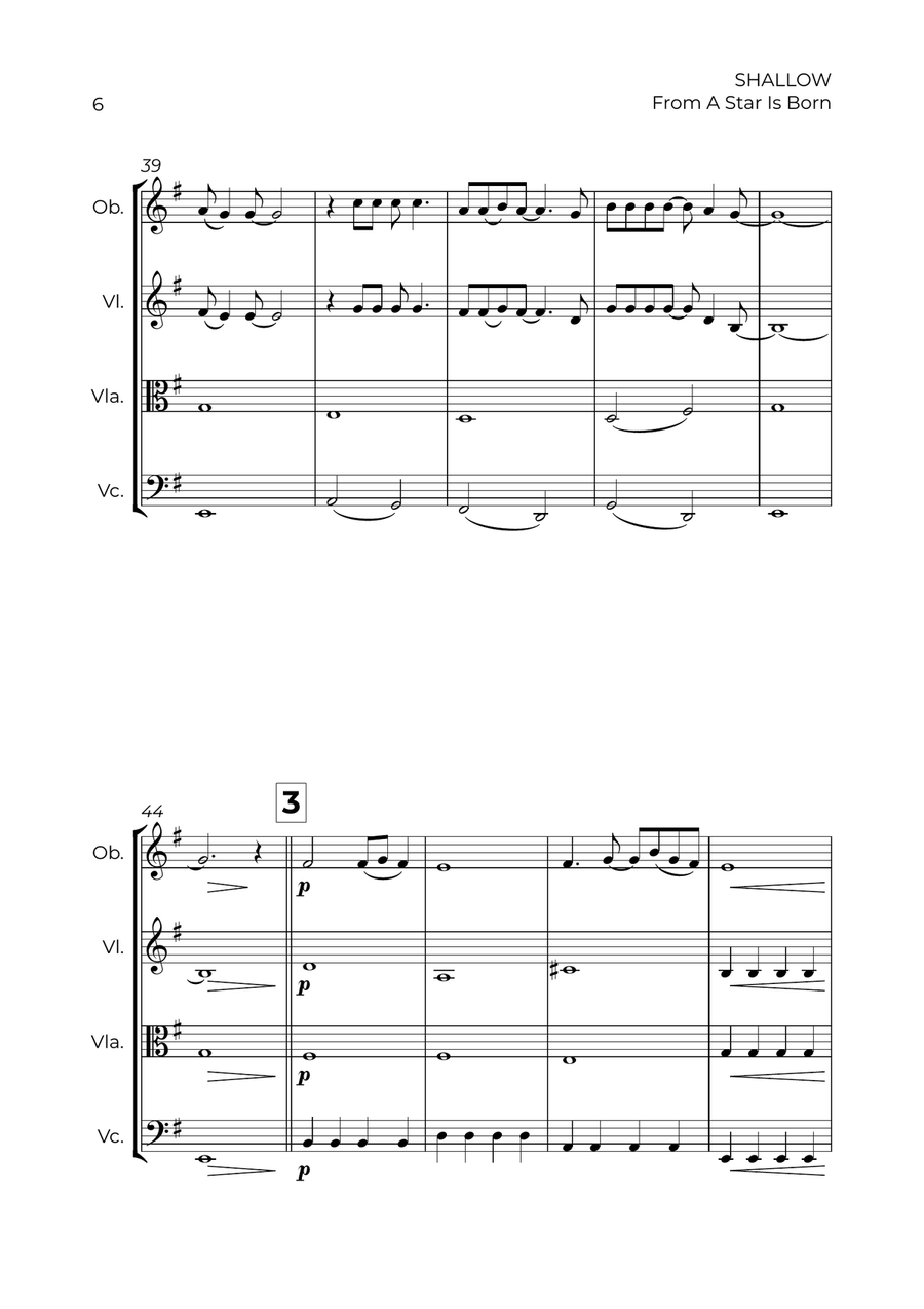 Shallow Shallow Small Ensemble scores gallery preview page 6