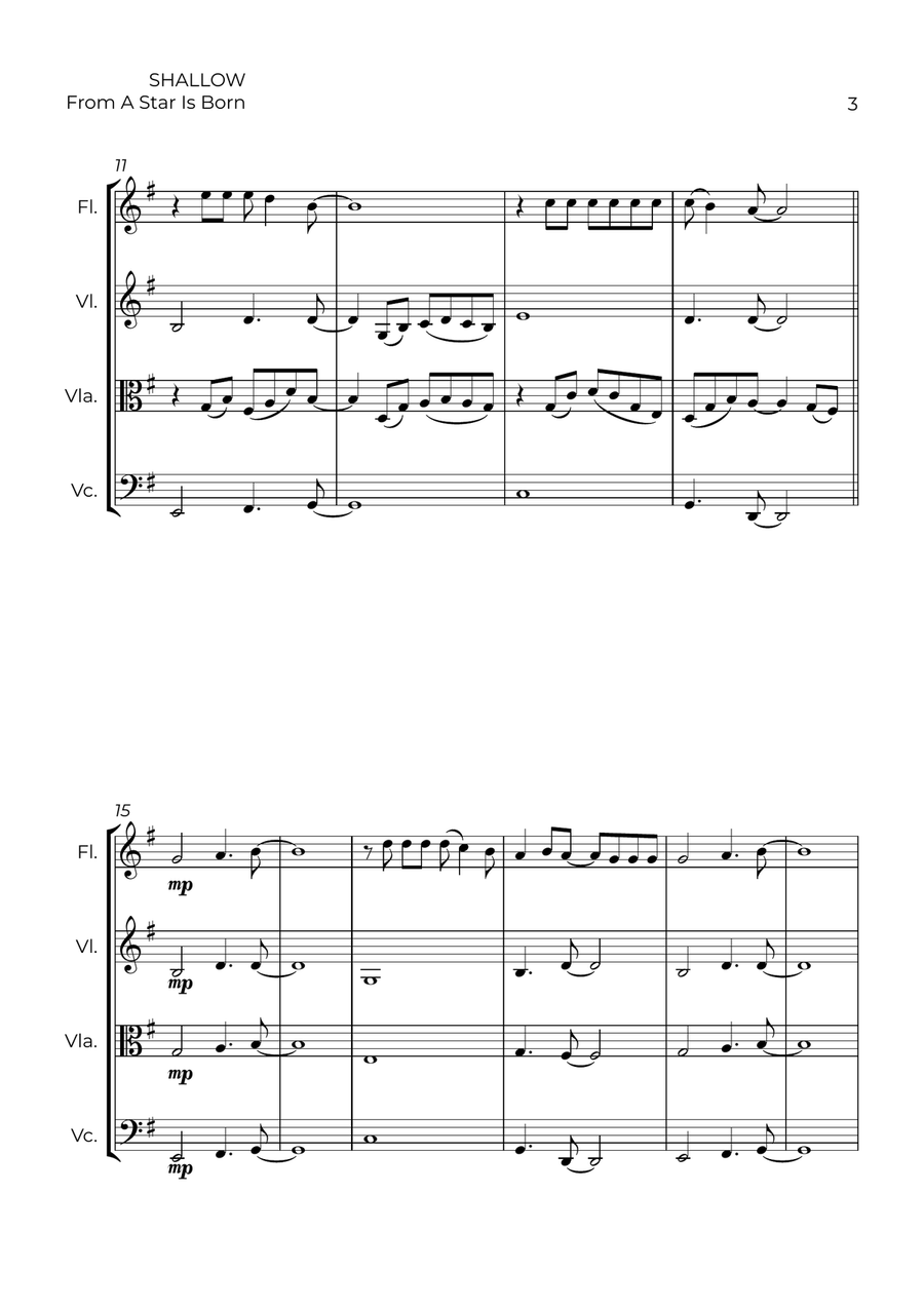 Shallow Shallow Small Ensemble scores gallery preview page 3