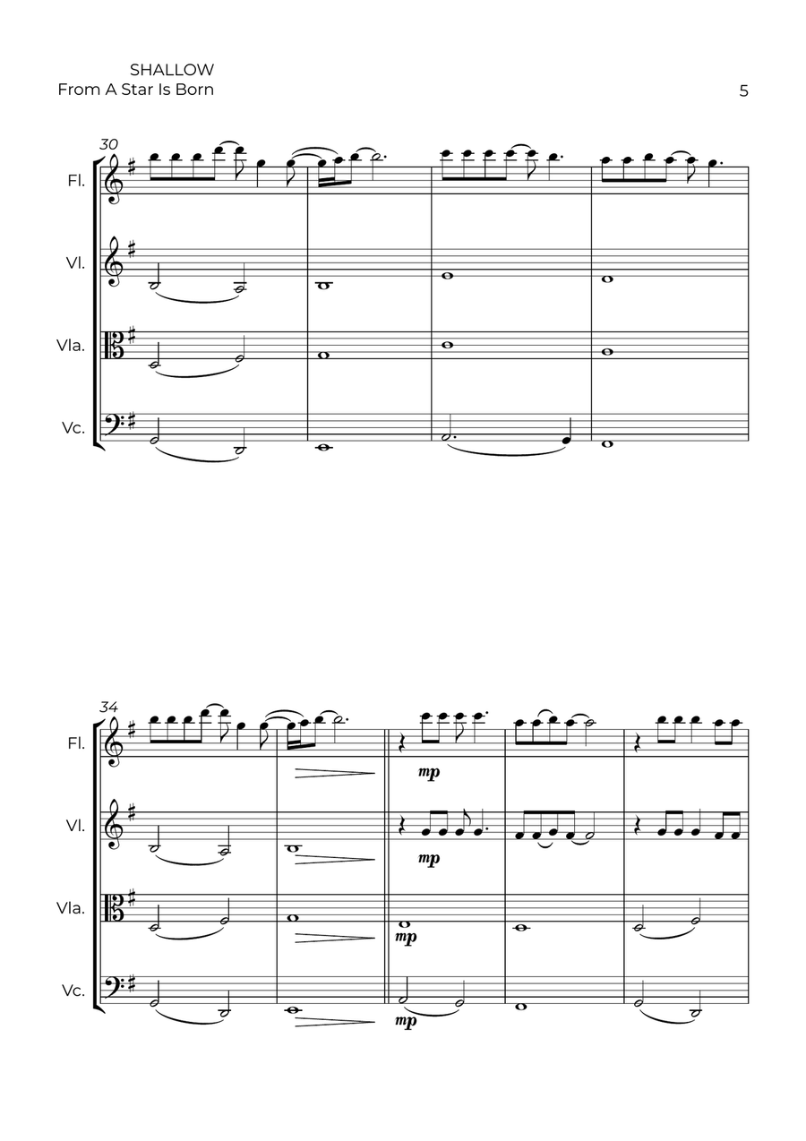 Shallow Shallow Small Ensemble scores gallery preview page 5