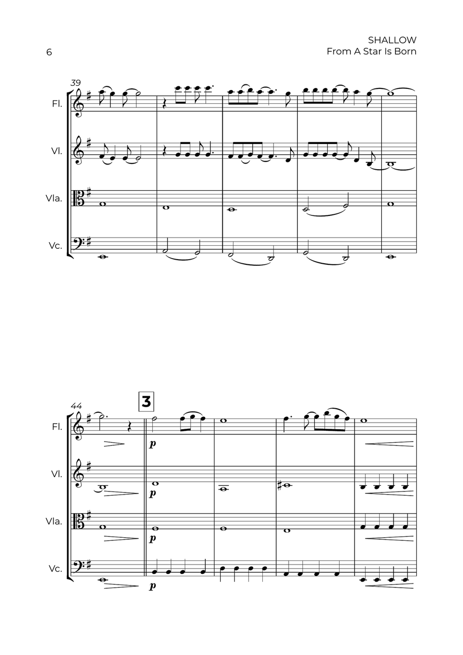 Shallow Shallow Small Ensemble scores gallery preview page 6