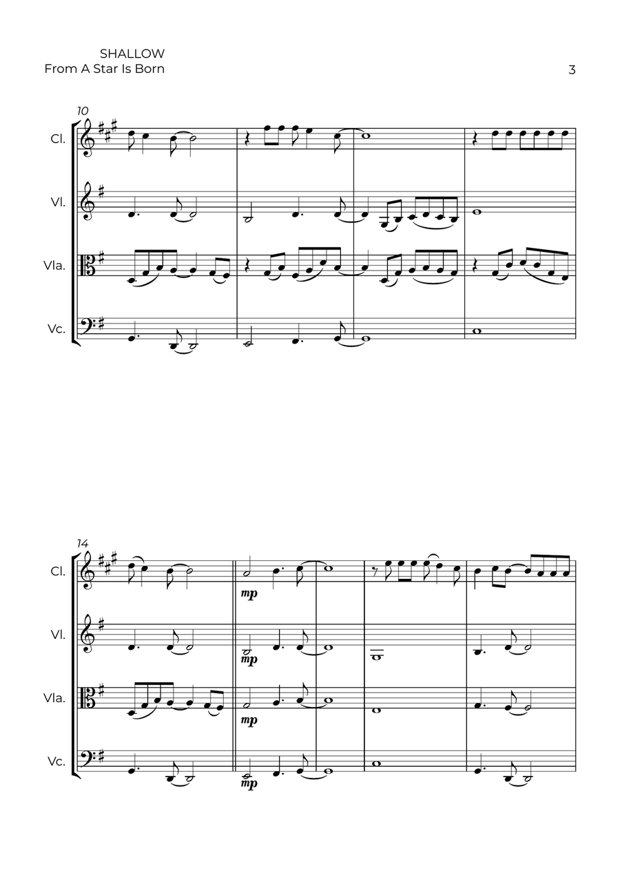 Shallow Shallow Small Ensemble scores gallery preview page 3