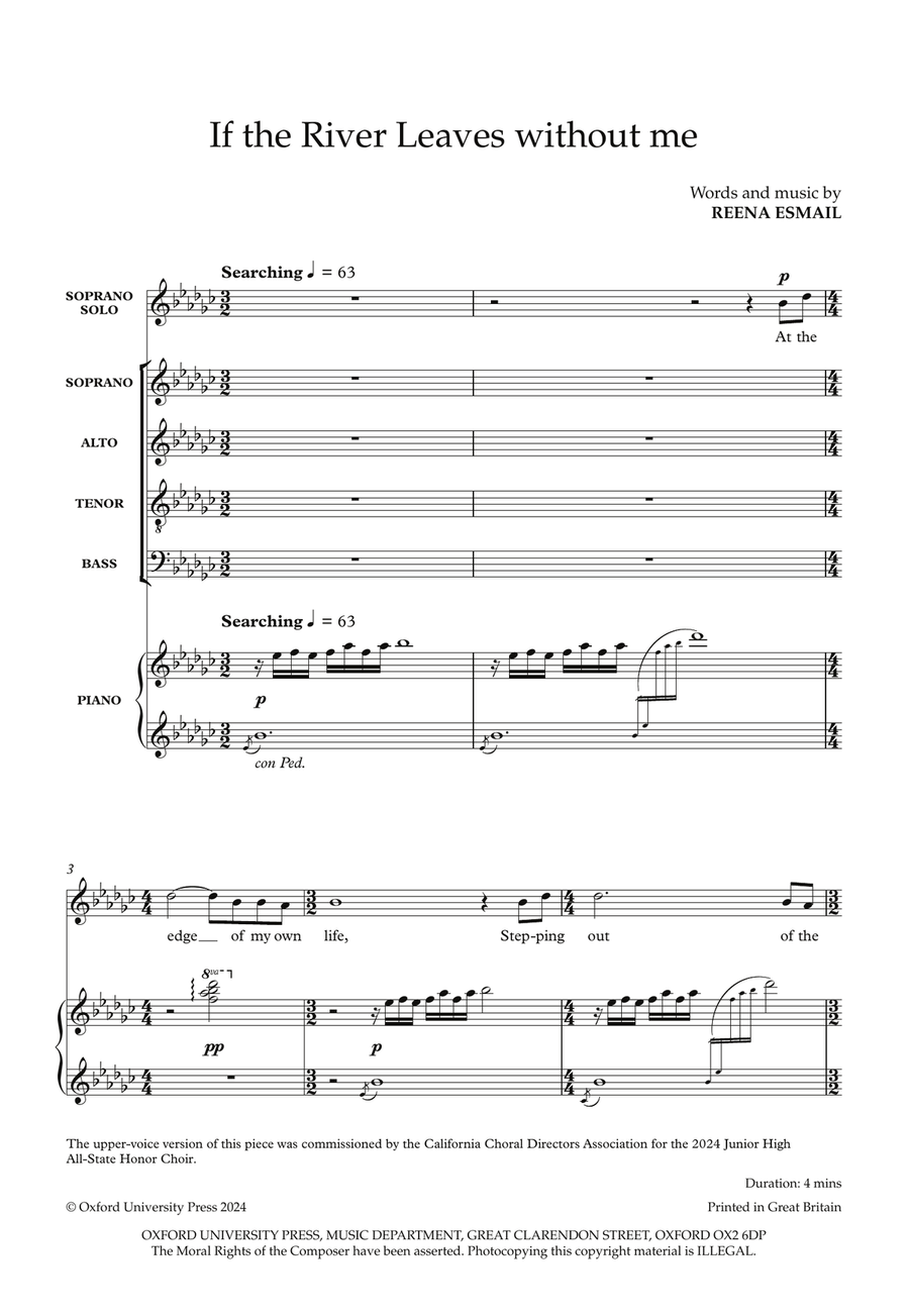 If the River Leaves without me SSATB scores gallery preview page 3