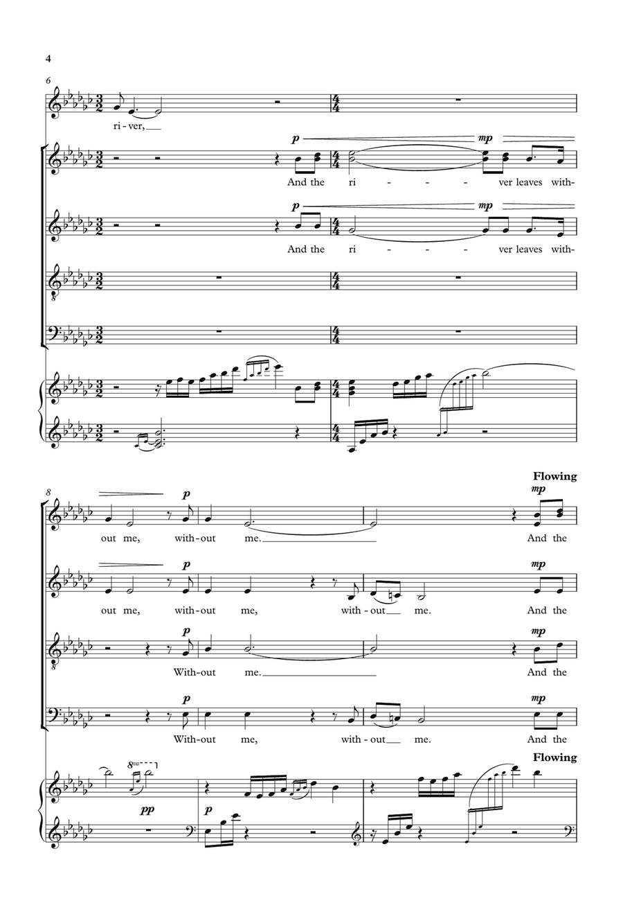 If the River Leaves without me SSATB scores gallery preview page 4