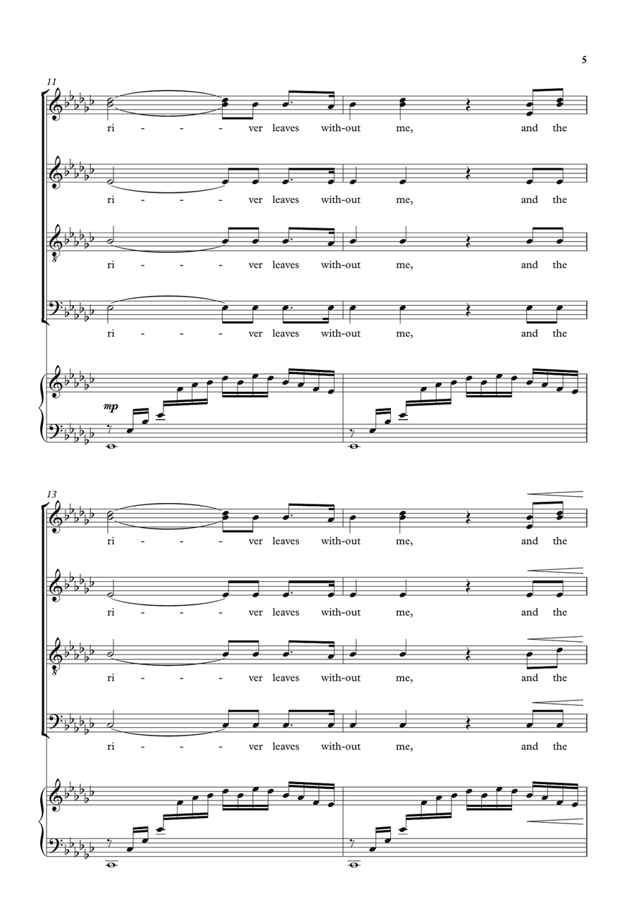 If the River Leaves without me SSATB scores gallery preview page 5