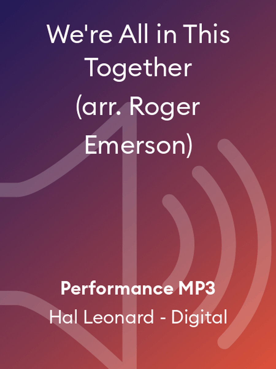 We're All in This Together (arr. Roger Emerson) Choir scores gallery preview page 1