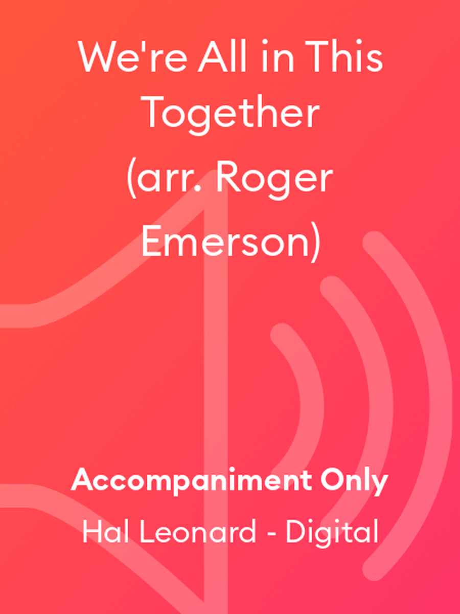 We're All in This Together (arr. Roger Emerson) Choir scores gallery preview page 1