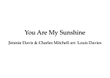 You Are My Sunshine