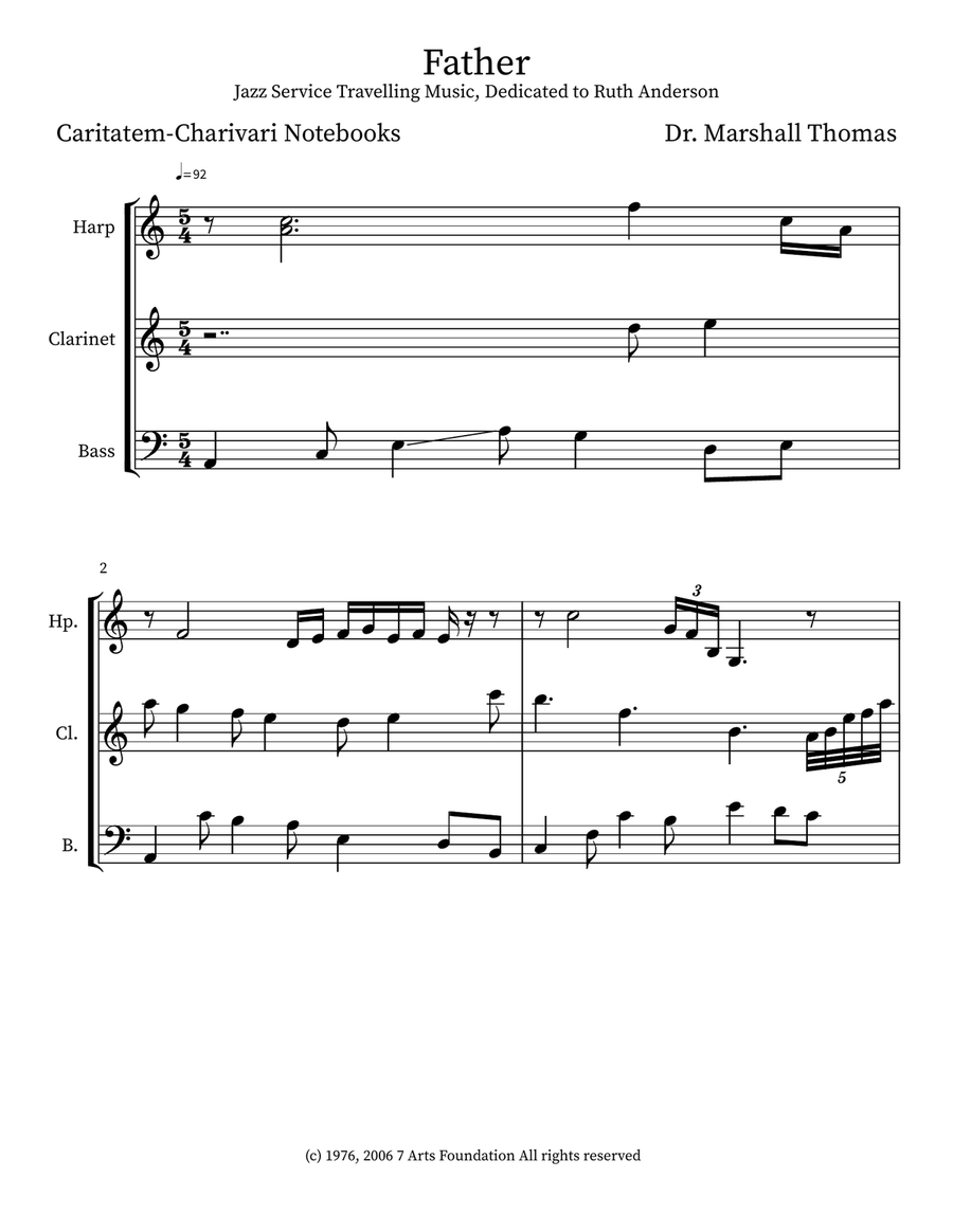 Father Father Small Ensemble scores gallery preview page 1