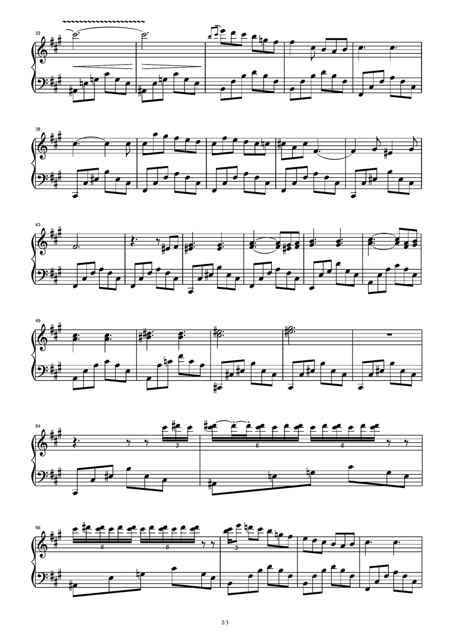 Venetianisches Gondellied - Felix Mendelssohn Piano Solo scores gallery preview page 2
