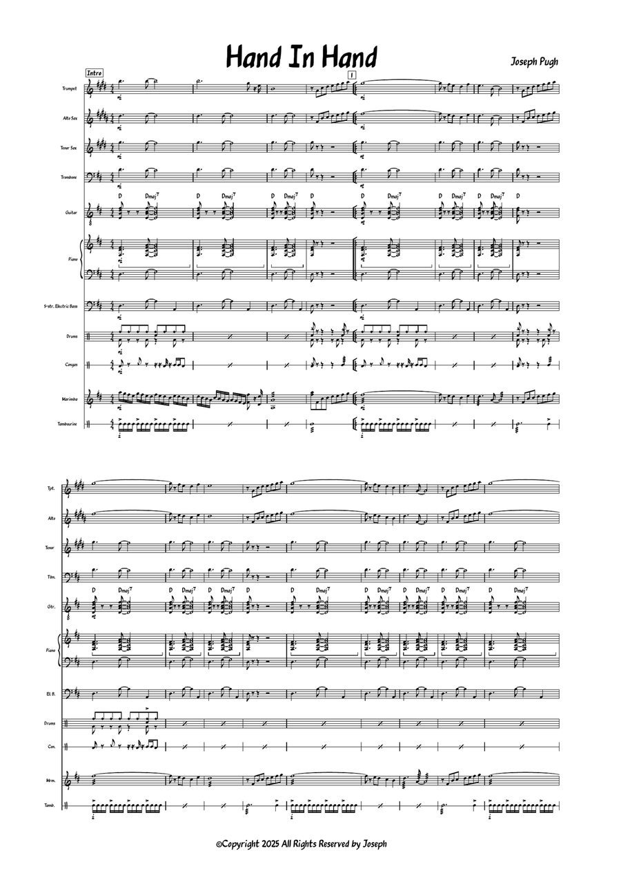Hand In Hand 2nd Movement from Joseph's 