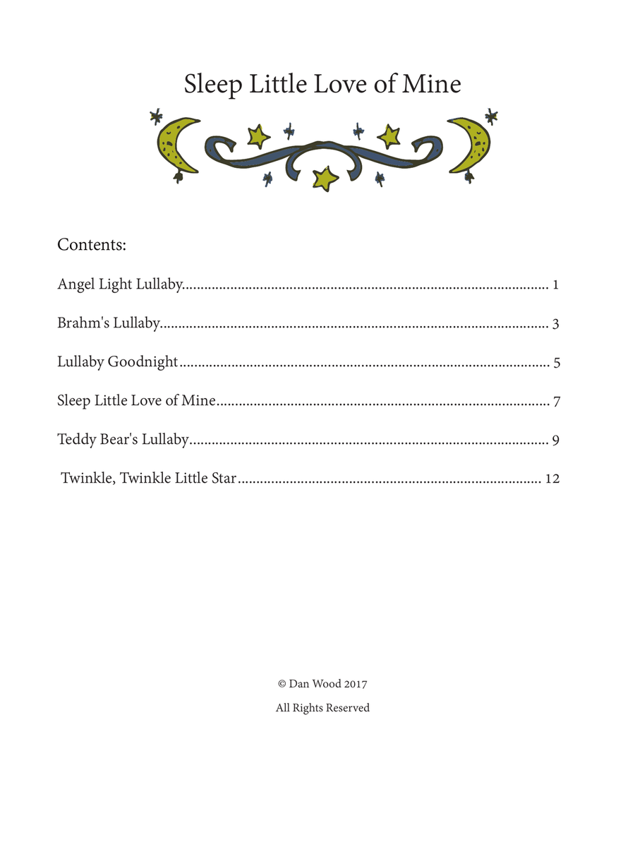 Sleep Little Love of Mine Piano, Vocal scores gallery preview page 3
