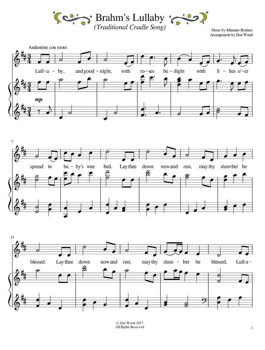 Sleep Little Love of Mine Piano, Vocal scores gallery preview page 6