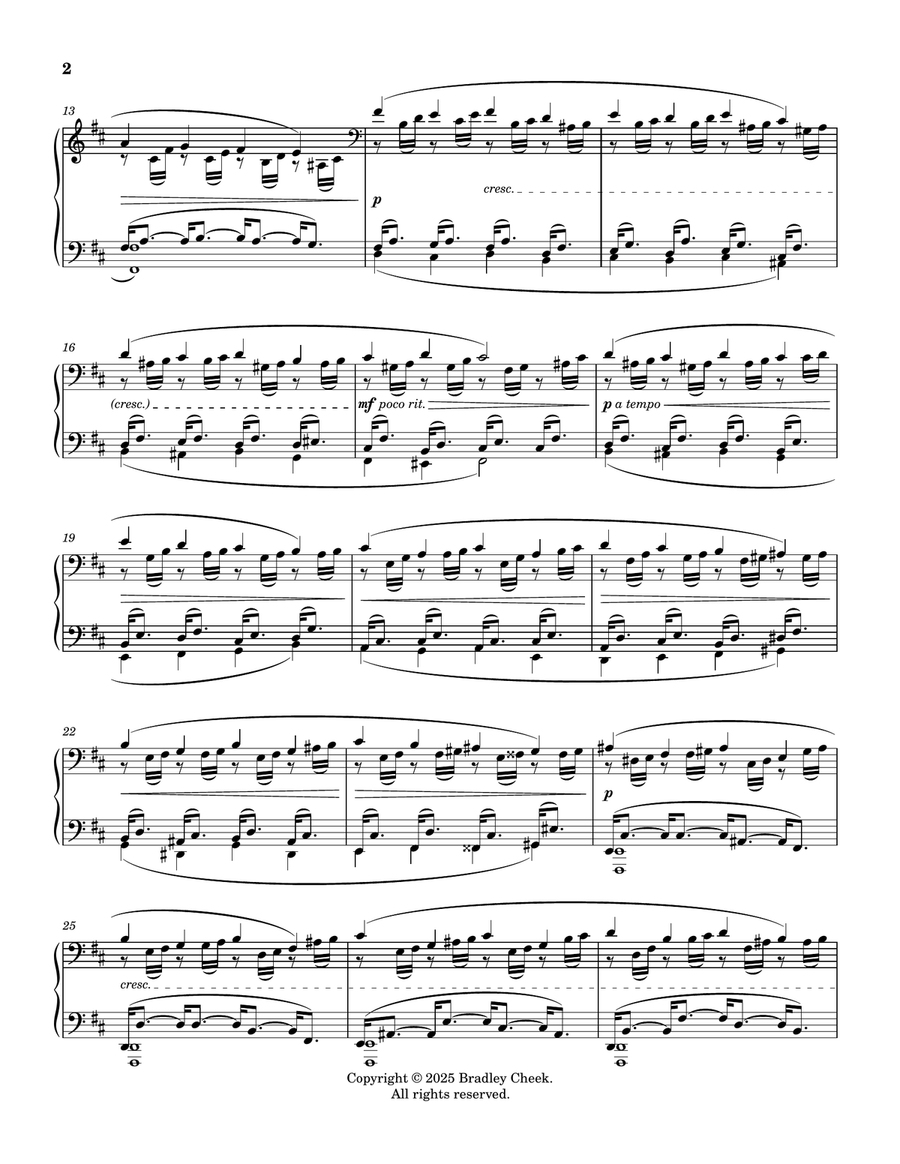 Down By County Line Creek Chamber Music scores gallery preview page 2