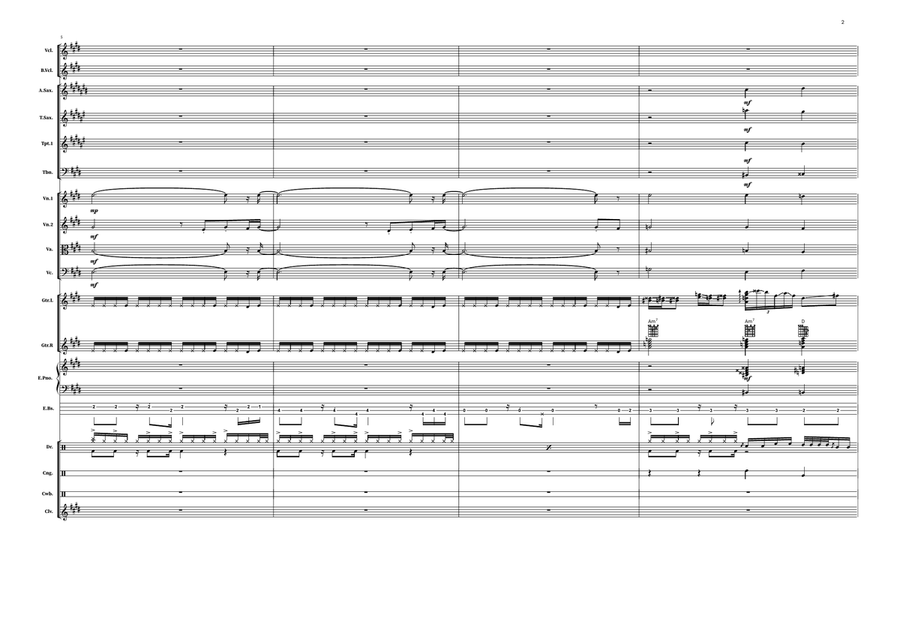 Lovely Day Lovely Day Cover Band scores gallery preview page 2