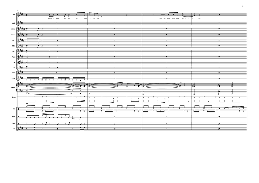Lovely Day Lovely Day Cover Band scores gallery preview page 3