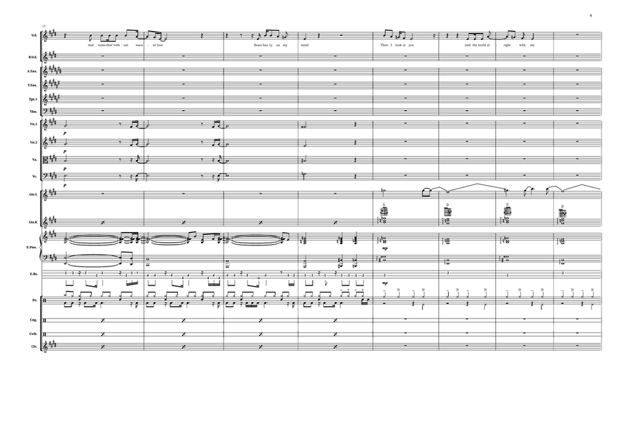 Lovely Day Lovely Day Cover Band scores gallery preview page 4