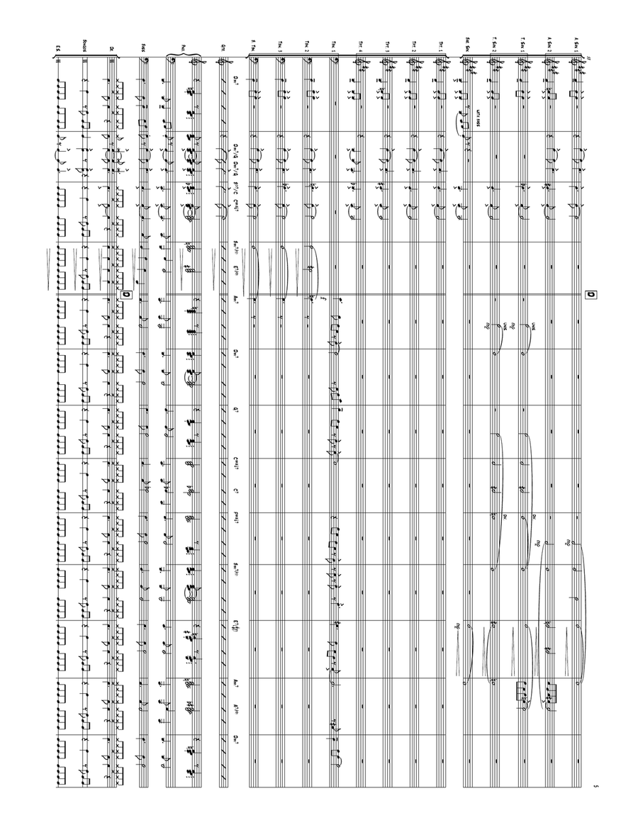 Fly Me To The Moon (In Other Words) Jazz Ensemble scores gallery preview page 5