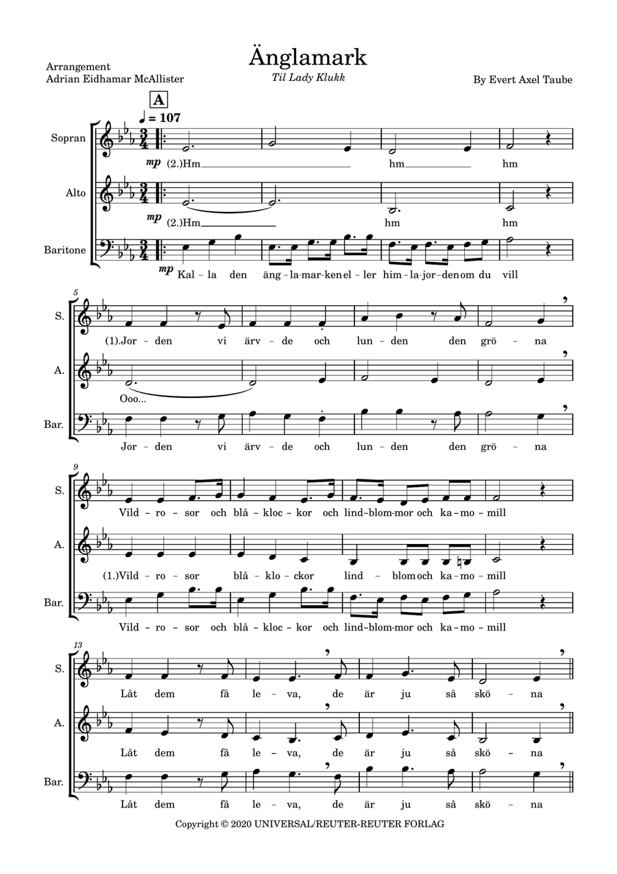 Anglamark Anglamark 3-Part scores gallery preview page 1