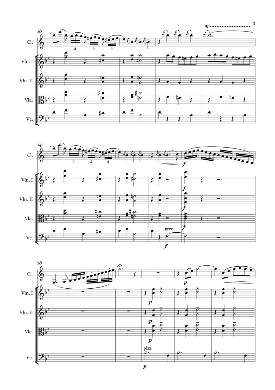 Spring, from the Victorian Country Garden Suite Small Ensemble scores gallery preview page 3