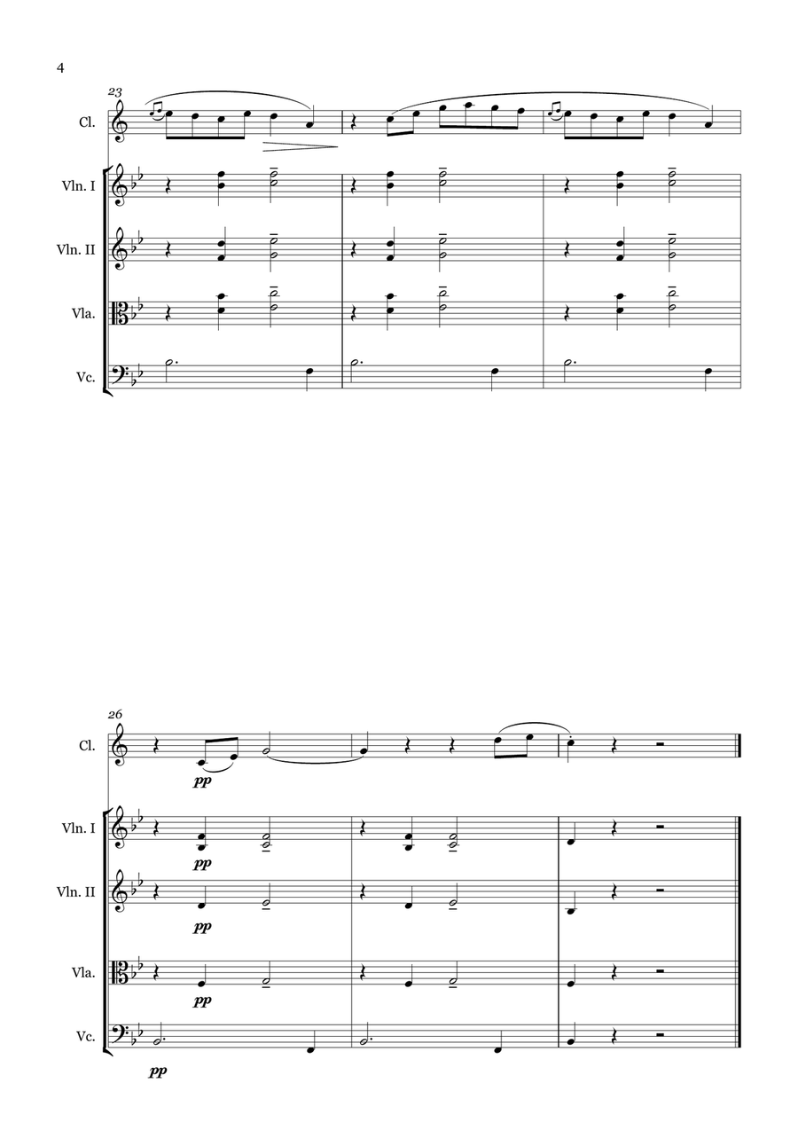 Spring, from the Victorian Country Garden Suite Small Ensemble scores gallery preview page 4