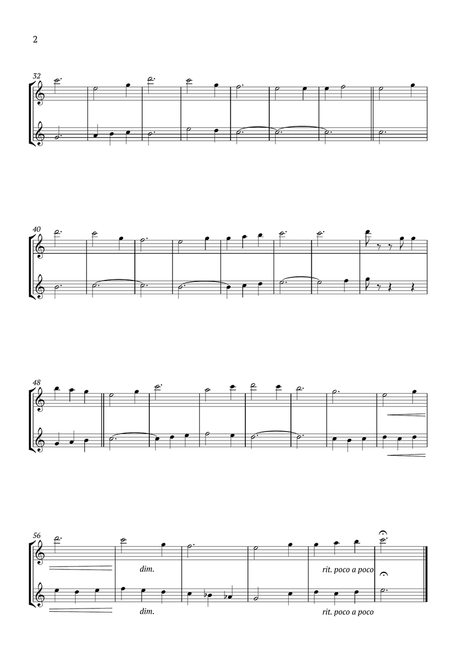 Edelweiss Woodwind Duet scores gallery preview page 2