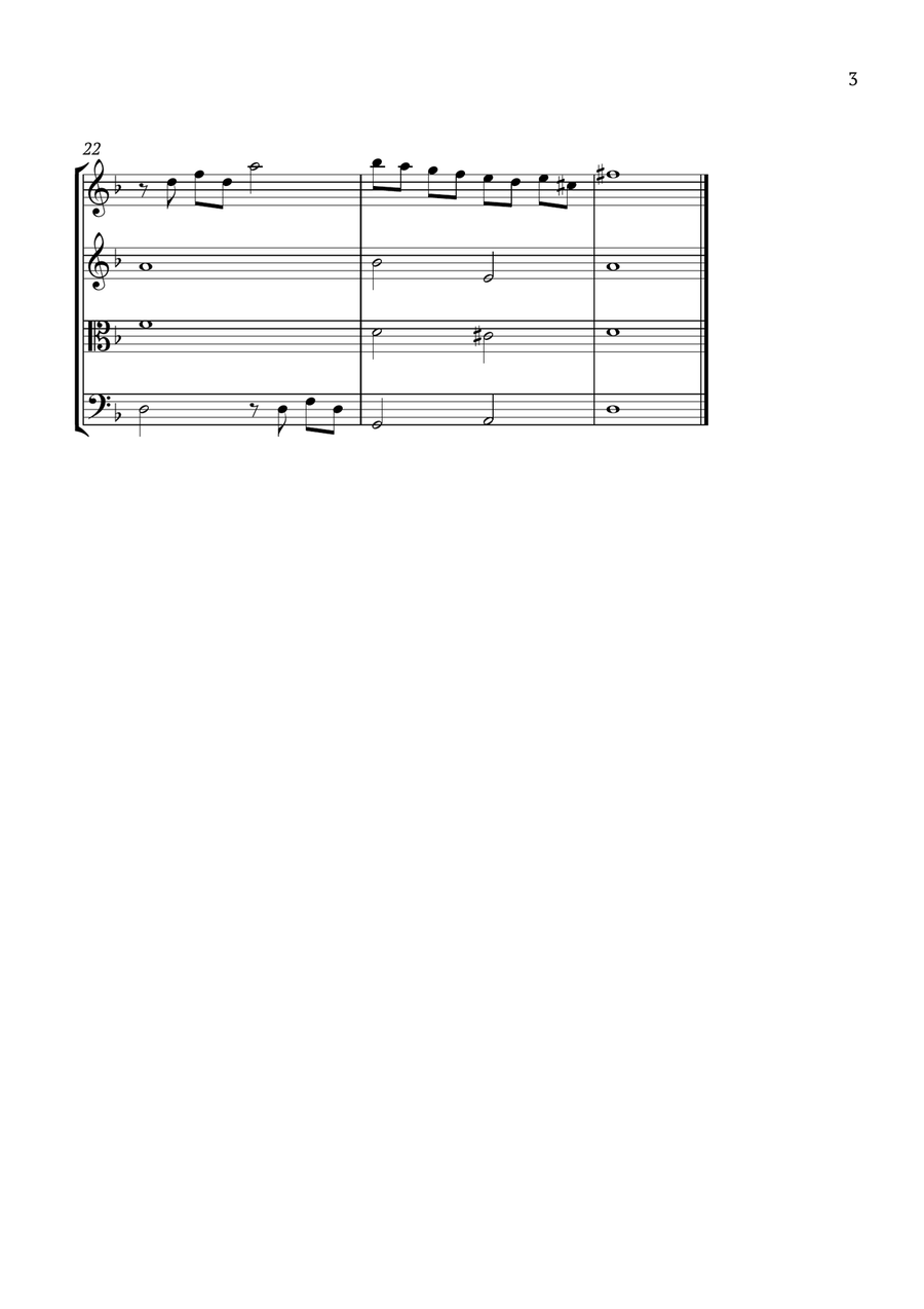 Fortuna Anglese String Quartet scores gallery preview page 3