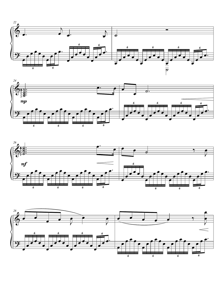 A Little Bit About Me A Little Bit About Me Piano Solo scores gallery preview page 4